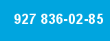 927 836-02-85 927 836-02-85